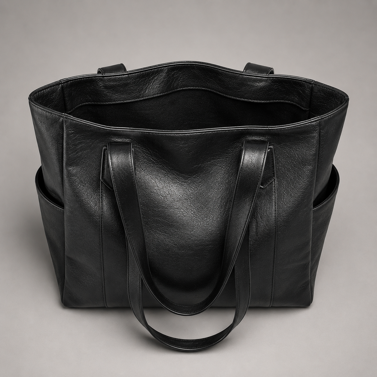 Classic Leather Tote Bag