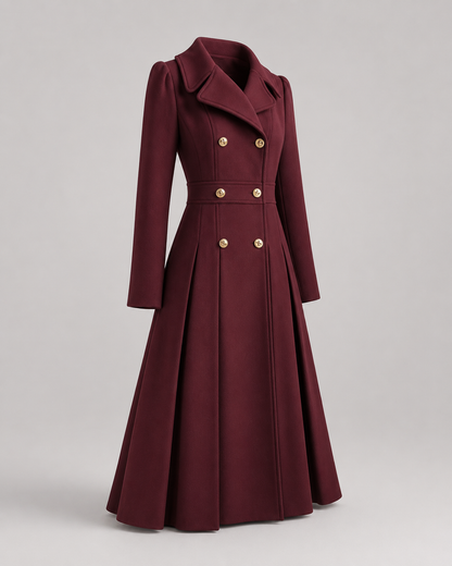 Double-Breasted Wool Coat detail