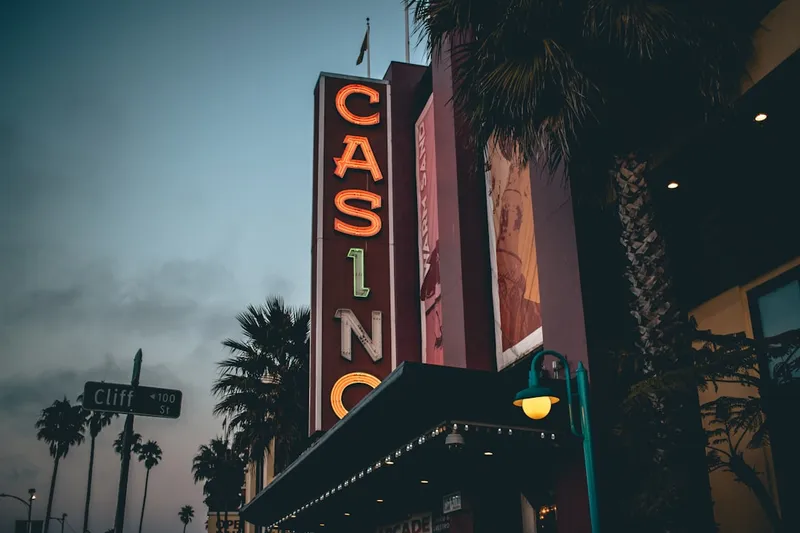Casino marquee signage